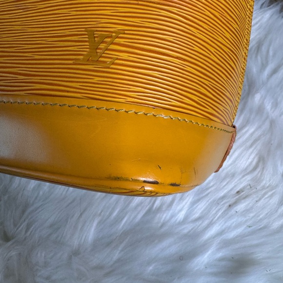 SOLD LV Alma Yellow Epi Leather Handbag - Picture 8 of 17
